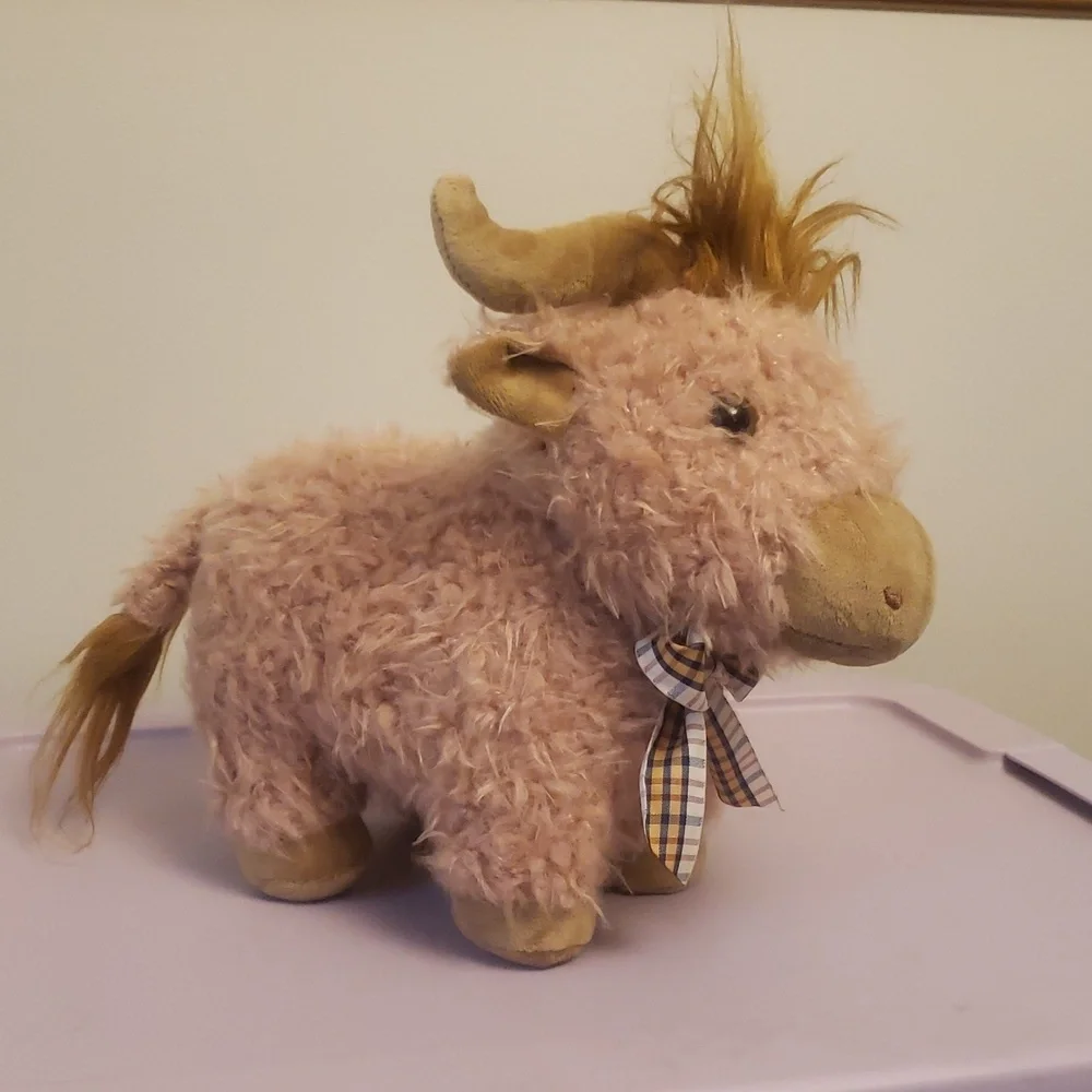 NWOT Adorable Plush Highland Cow Plush Toy 12in - Picture 2 of 10